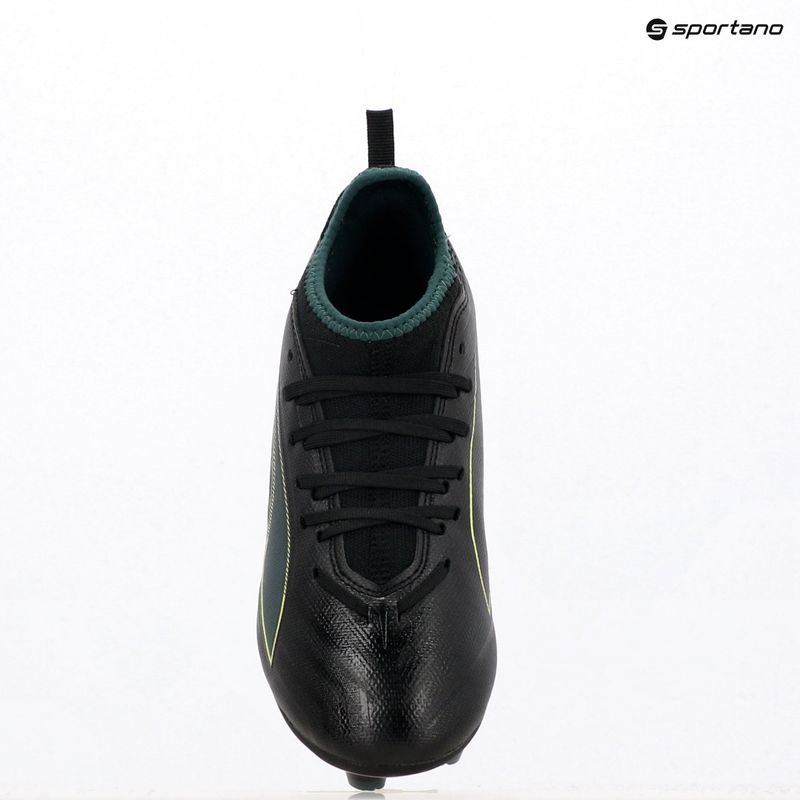 PUMA Ultra 6 Match FG/AG Jr Kinderfußballschuhe puma schwarz/fizzy light/green terrain 11