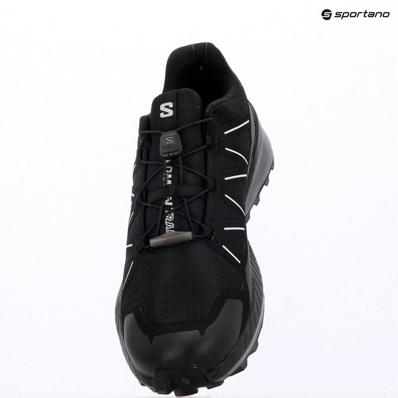 Herren-Laufschuhe Salomon Speedcross Peak schwarz/schwarz/gletschergrau 10