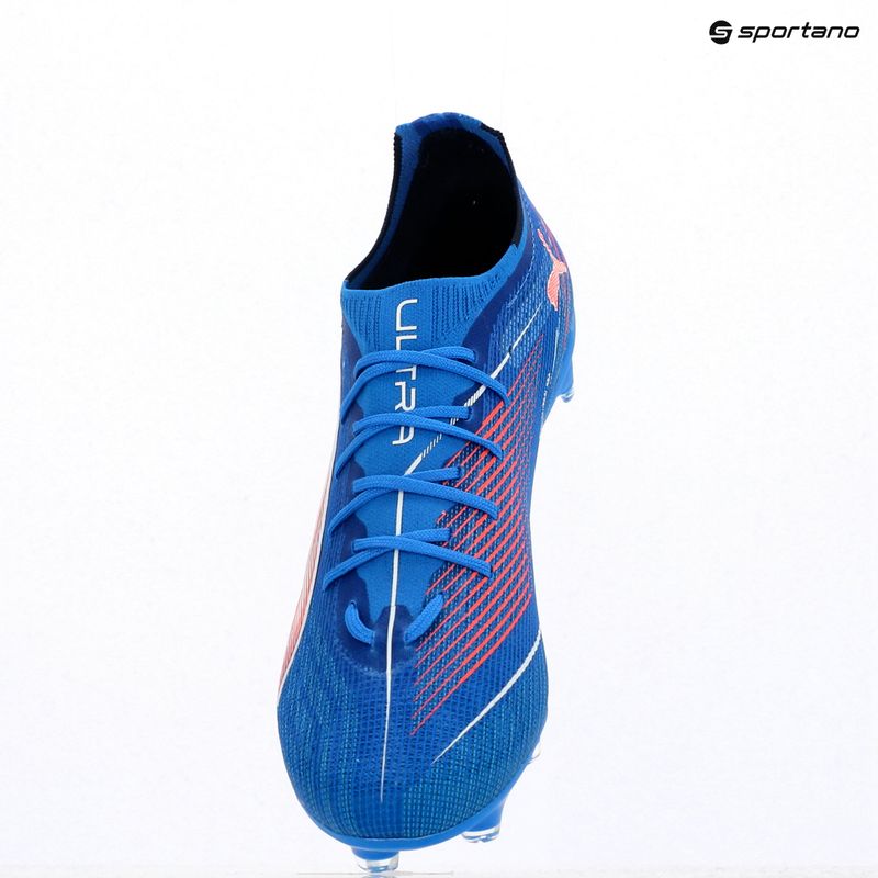 PUMA Ultra 6 Pro FG/AG Herren Fußballschuhe ultra blau/puma weiß/glühend rot 8