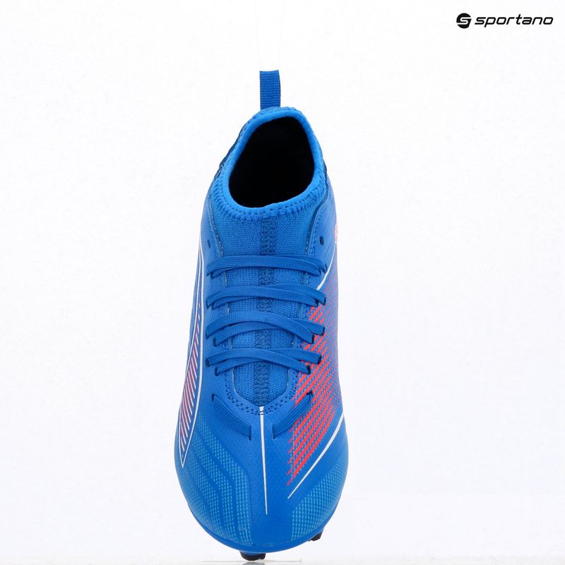 PUMA Ultra 6 Match FG/AG Jr Kinder-Fußballschuhe ultra blau/puma weiß/glühend rot 11