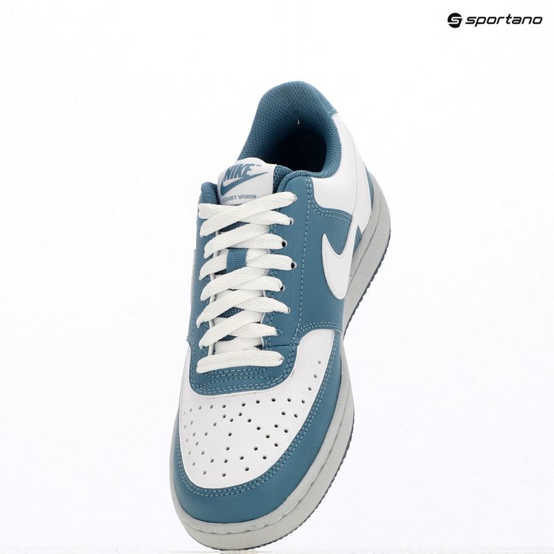 Nike Court Vision Low Next Natur Weiß/Rauchblau Damen Schuhe 9