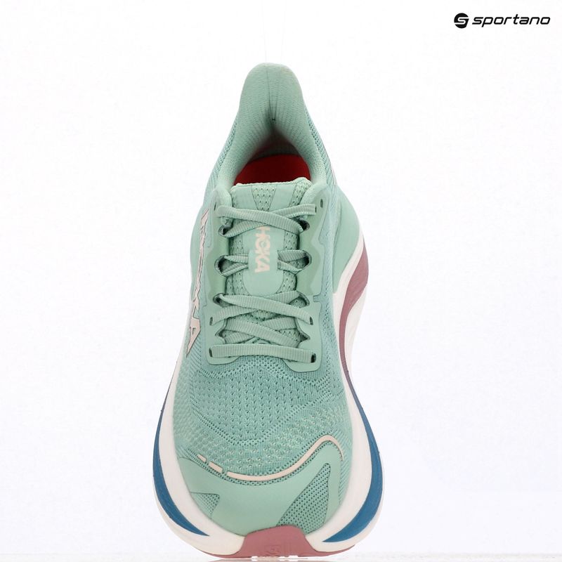 Damen-Laufschuhe HOKA Skyward X Jadeit/getrocknete Rose 18