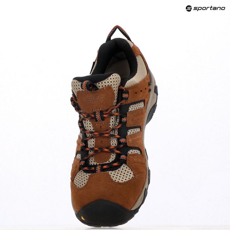 Trekkingschuhe Herren KEEN Headout Waterproof bison/fossil orange 11