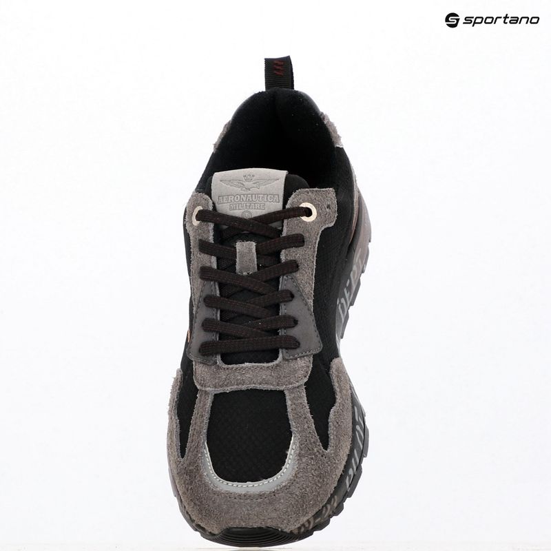Herrenschuhe Aeronautica Militare 252SC0276UCT03546 jet black 9