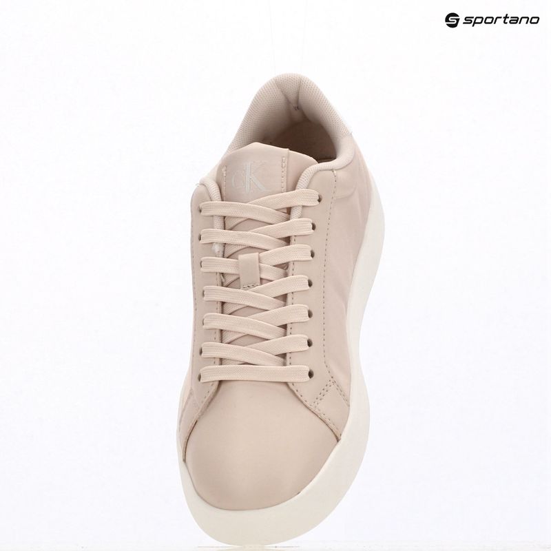 Damenschuhe Calvin Klein YW0YW01781 3 Cupsole Laceup PU MG crystal grey/lily white 9