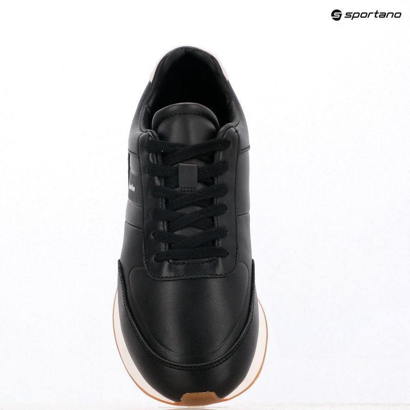 Herren Sneaker Calvin Klein YM0YM01381 Retro Runner Leather Tape black/bright white/gum 9