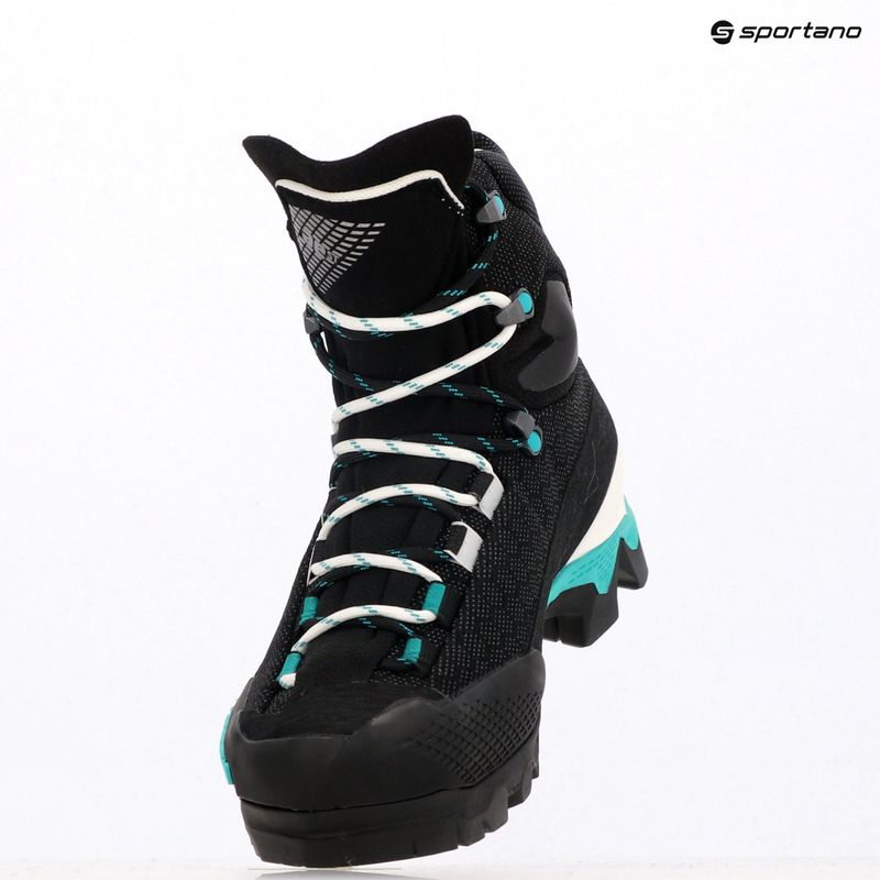 Damen-Hochtourenschuhe La Sportiva Aequilibrium ST GTX black/aqua 9