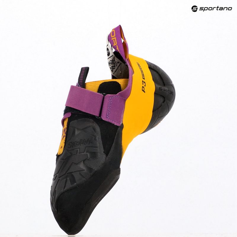 Herren-Kletterschuhe La Sportiva Skwama purple/yellow 9