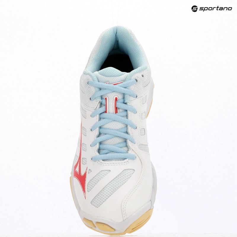 Damen Volleyballschuhe Mizuno Wave Voltage 2 weiß/calypso coral/pale banana 9