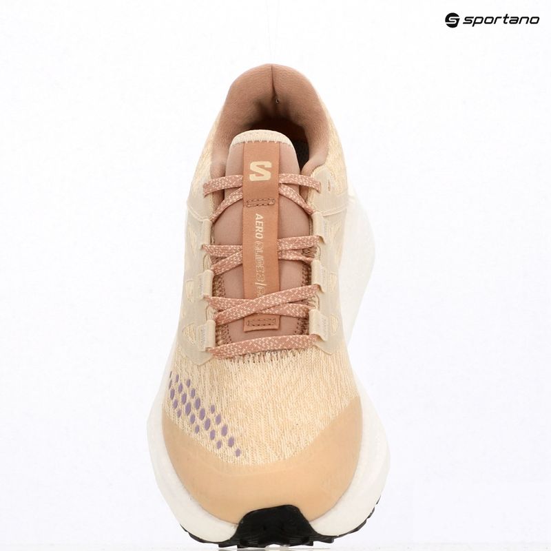 Damen-Laufschuhe Salomon Aero Glide 3 Gravel shortbread/white/fushion coral 11