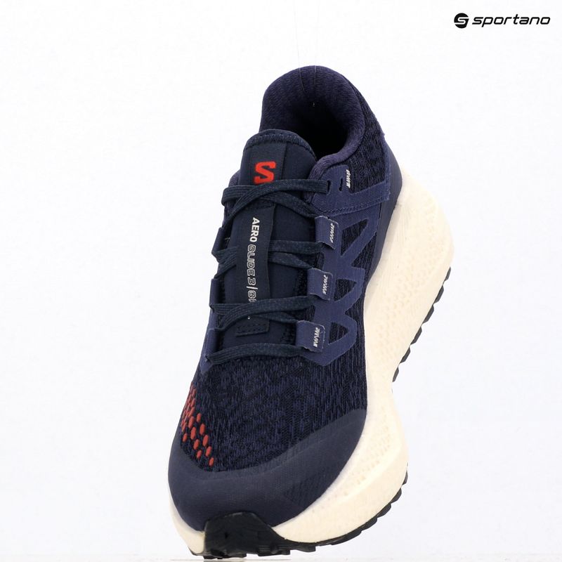 Damen-Laufschuhe Salomon Aero Glide 3 Gravel astral aura/vanilla ice/haute red 10