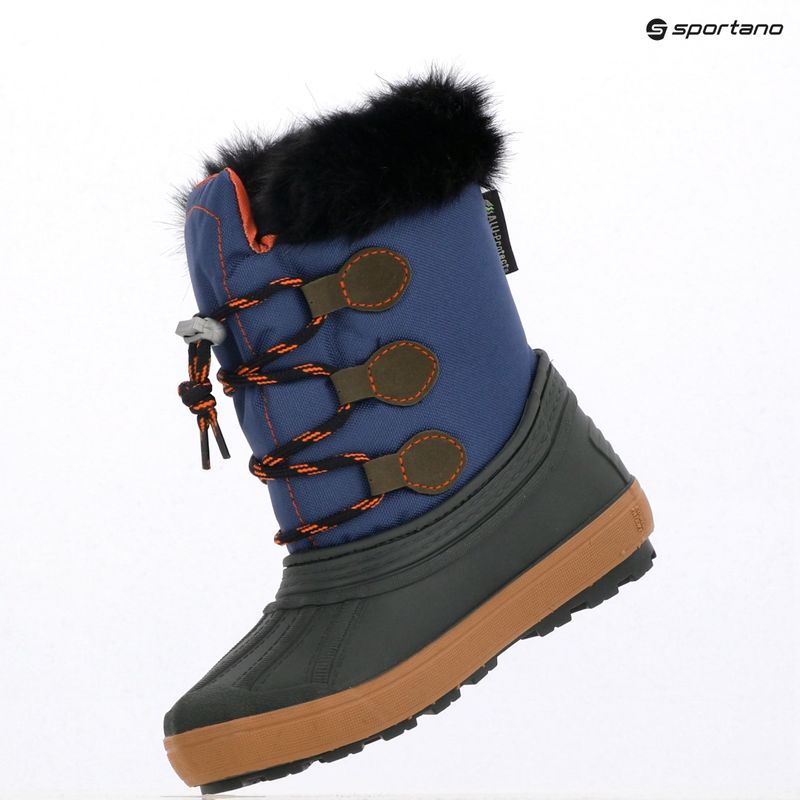Kinder Schneestiefel BOATILUS Nippy 02 Sint. Leather green/blue 9