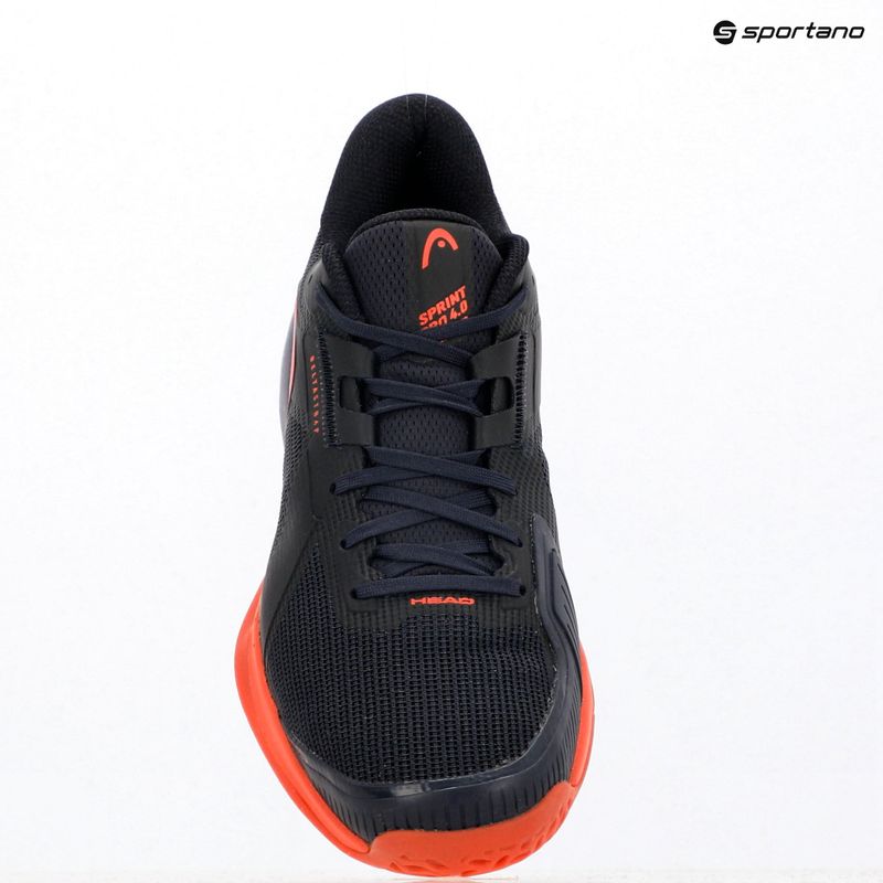 HEAD Sprint Pro 4.0 Indoor Squash Schuhe dunkelblau/rot 10