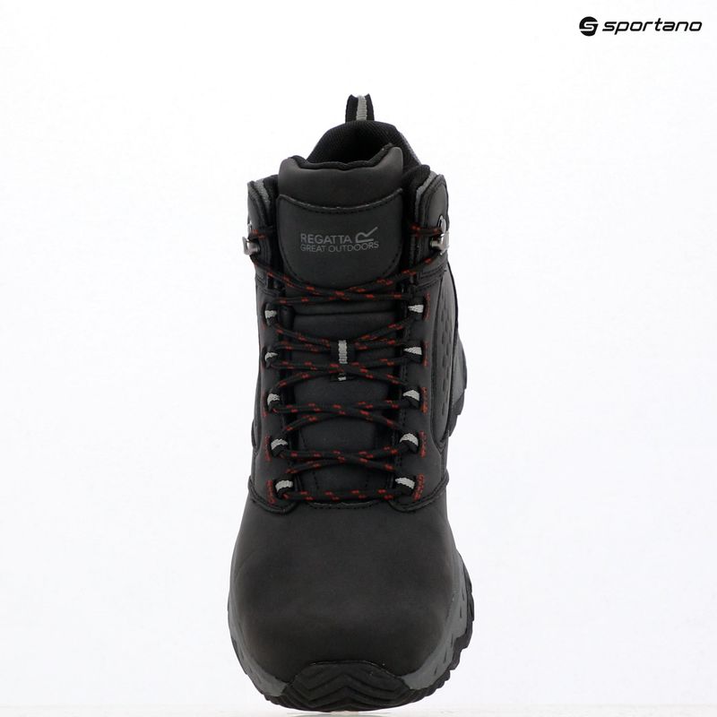 Herren Wanderschuhe REGATTA Amble black/rio red 19