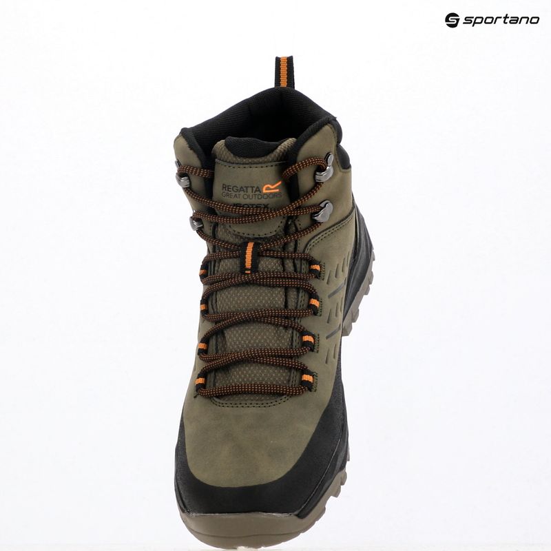 Herren Trekkingschuhe REGATTA Blake olive night/pumpkin spice 19