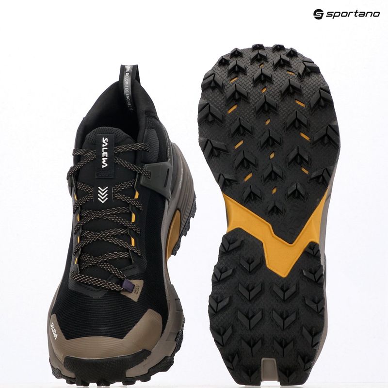 Herren-Trekkingschuhe Salewa Pedroc 2 Mid PTX black out/bungee cord 9