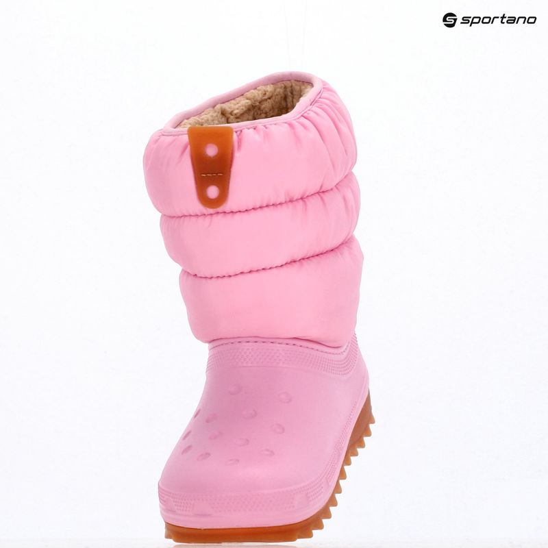 Kinder-Schneestiefel Crocs Classic Neo Puff pink tweed/gum 16