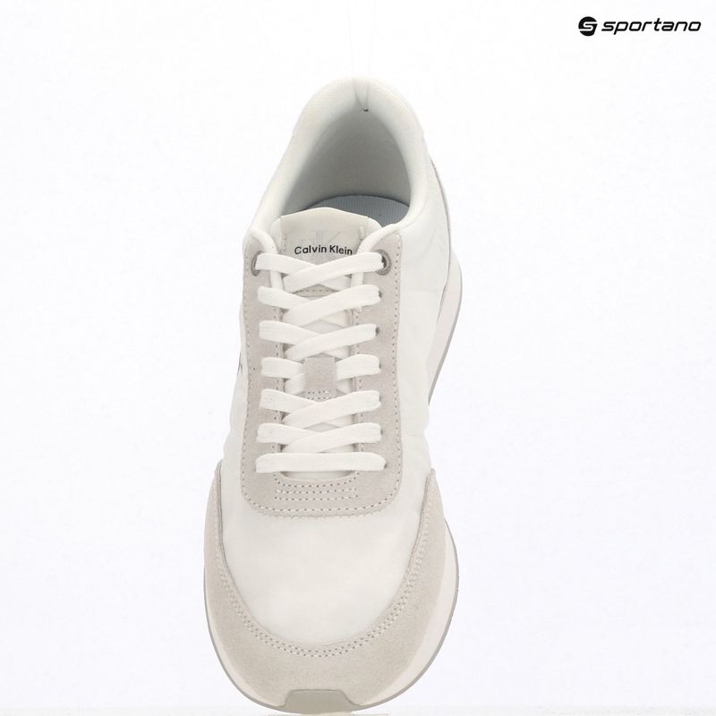 Herren-Sneaker Calvin Klein YM0YM01361 Retro Runner Ess Mix Mat triple bright white 9