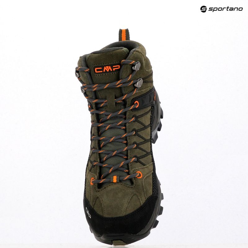 Trekkingschuhe Herren CMP Rigel Mid Wp olive/flame 13