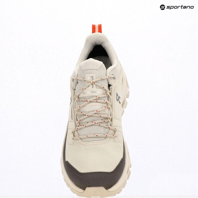 Herren Wanderschuhe On Cloudrock Low Waterproof elfenbein/elfenbein 15