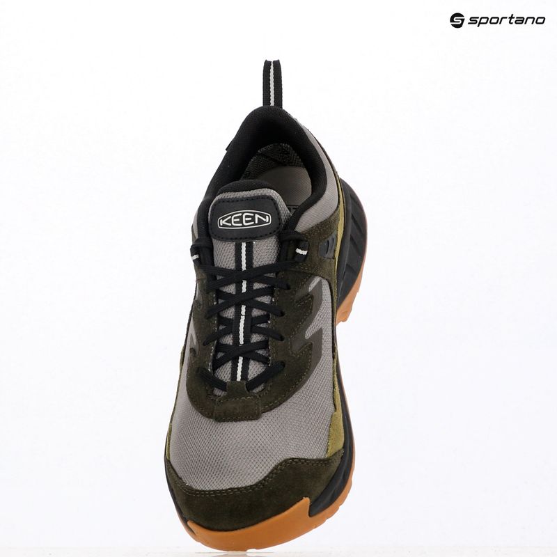 Herren-Wanderschuhe KEEN Hightrail Waterproof Steel grey/forest night 9
