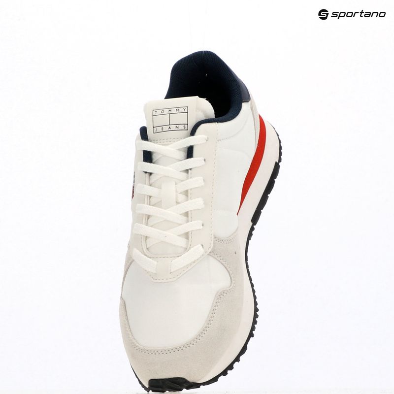 Tommy Jeans Herrenschuhe Eva Runner Leather red/white/blue 9