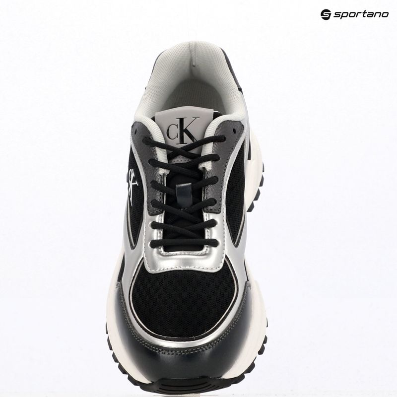 Damenschuhe Calvin Klein YW0YW02063 Hike Runner Lace Up Mesh Mix black/silver 9