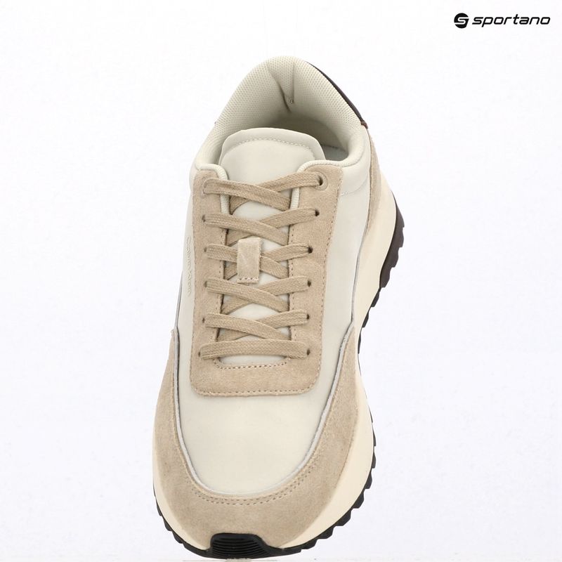 Herrenschuhe Calvin Klein HM0HM01714 Low-Top Schnürschuh silvermoss/vaporous white/burgundy 9