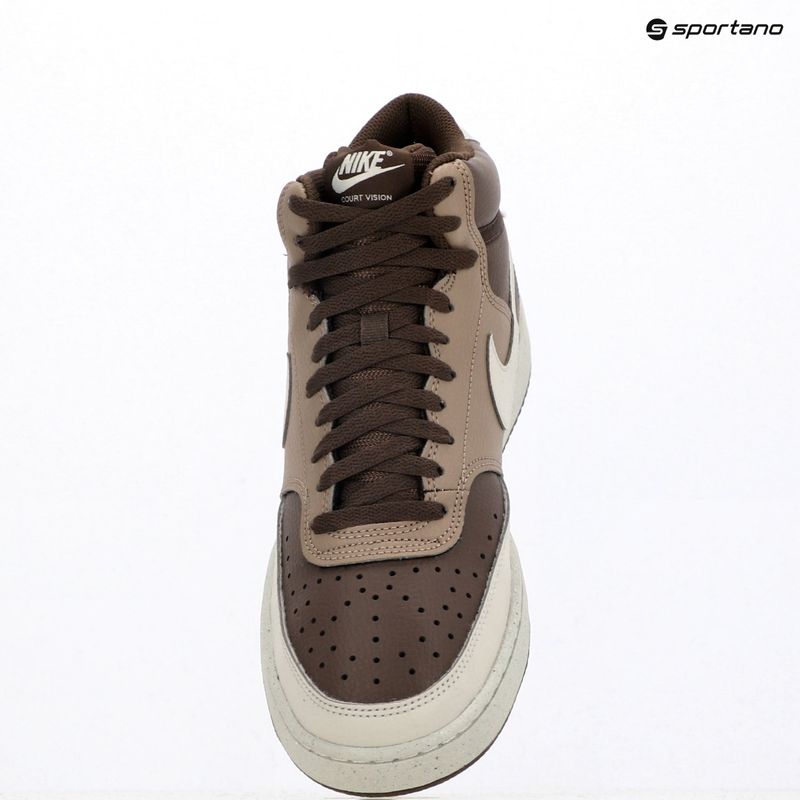 Herren-Sneaker Nike Court Vision Mid Next Nature baroque brown/mink brown/light bone 11