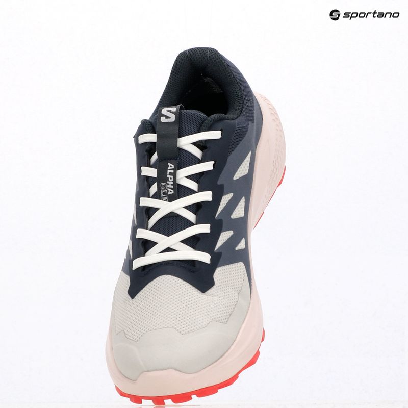 Damen-Laufschuhe Salomon Alphaglide GTX lunar rock/blue night/rouge red 11
