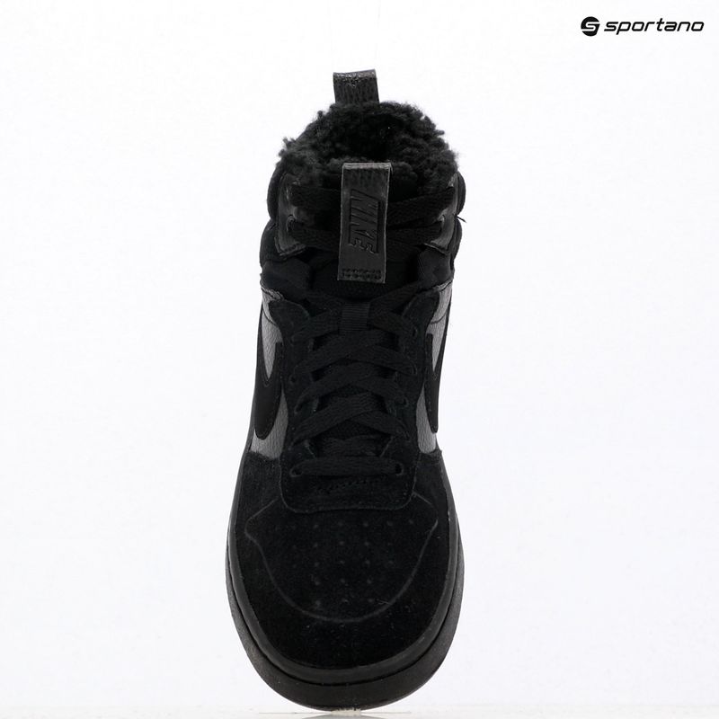 Kinder-Sneaker Nike Court Borough Mid 2 black/black/black 9