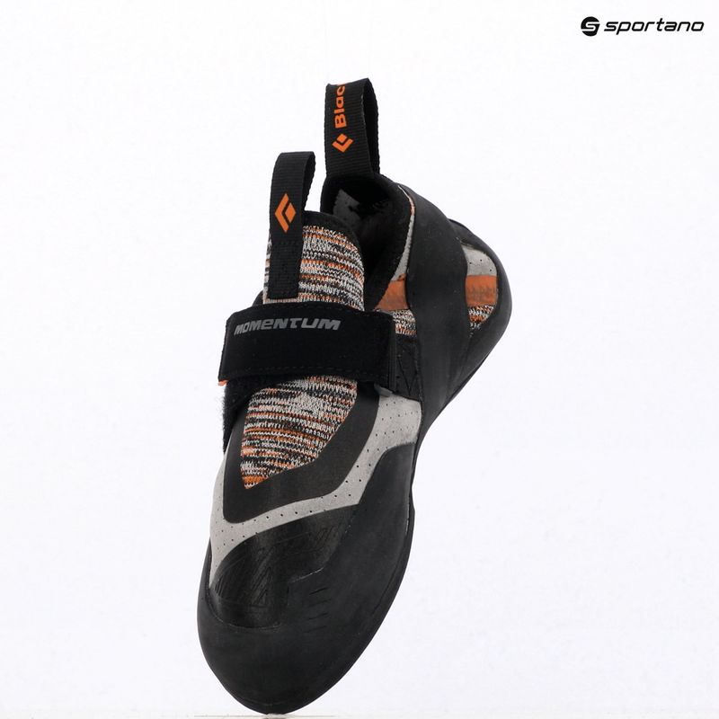 Kinder-Kletterschuhe Black Diamond Momentum Climbing pewter 9