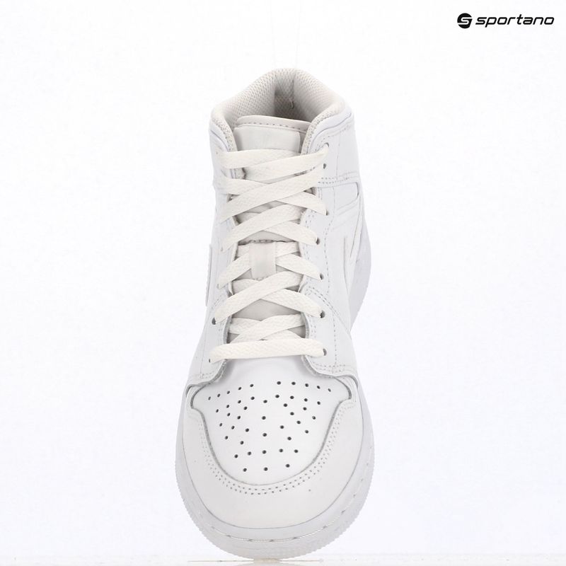 Schuhe  Jordan 1 Mid white/white/white 9