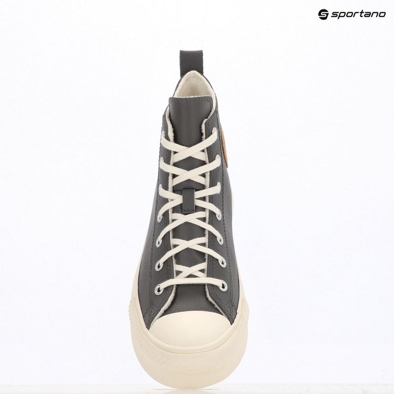 Damen-Sneaker Converse Chuck Taylor All Star EVA Lift Platform Leather sharkskin/warm quarry/egret 9