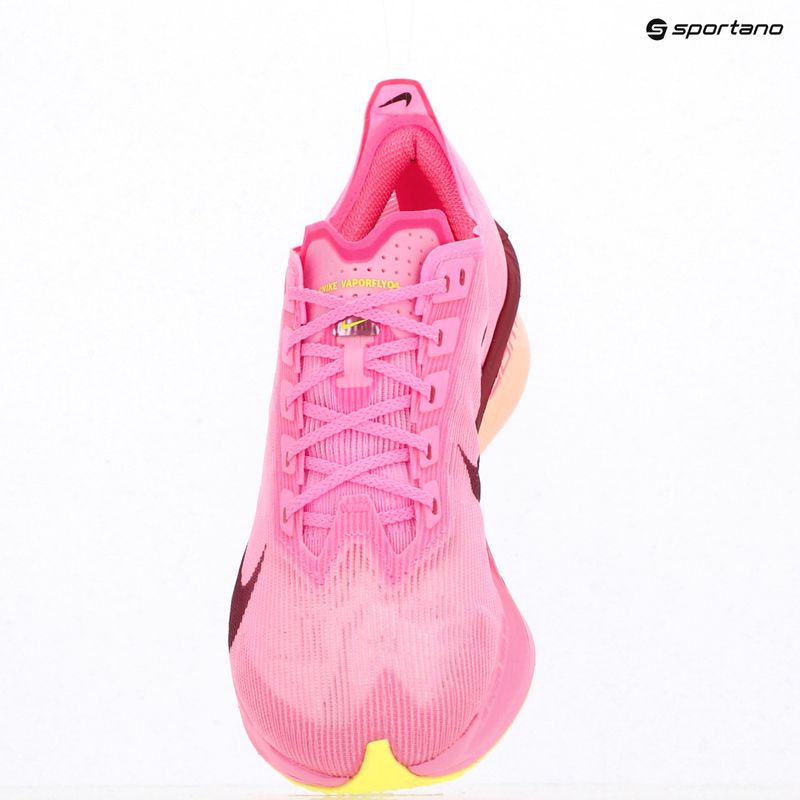 Damen-Laufschuhe Nike Vaporfly 4 pink spell/hyper pink/volt ice/burgundy 9