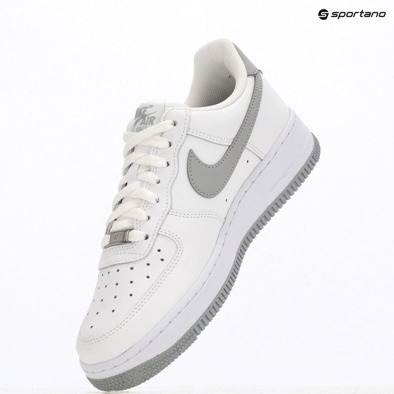 Herren-Sneaker Nike Air Force 1 '07 white/white/light smoke grey 11