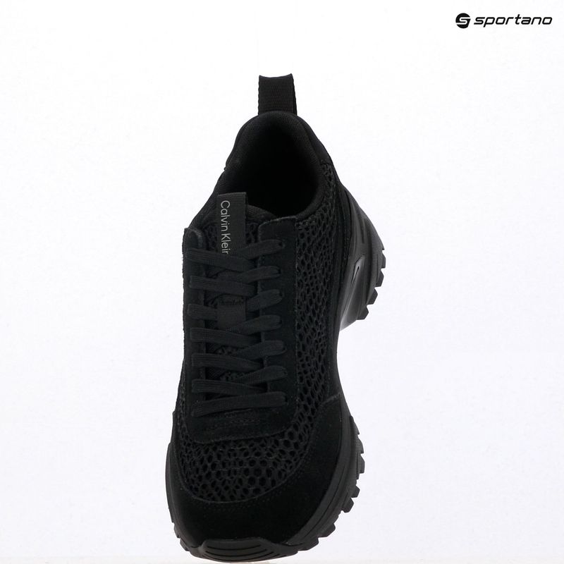Damenschuhe Calvin Klein YW0YW02030 Hike Runner Lace Up Techmix triple black 9
