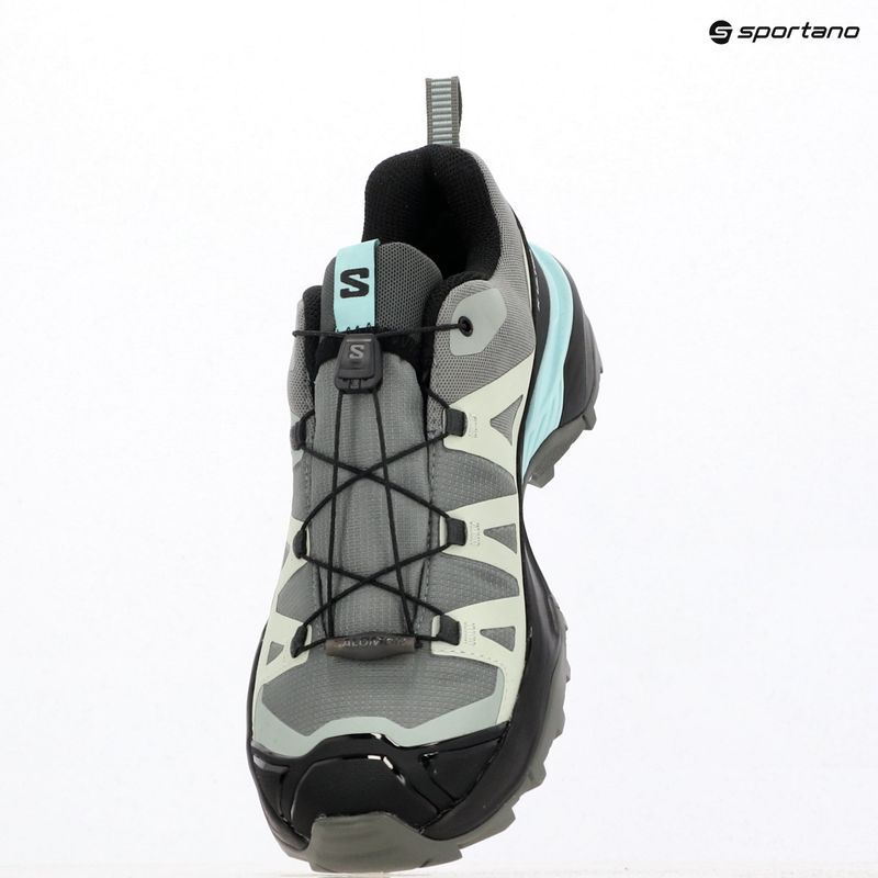 Damen-Trekking-Schuhe Salomon X Ultra 360 GTX Sedona sage/schwarz/sea foam 11
