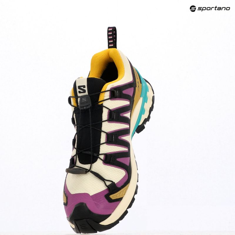 Damen Laufschuhe Salomon XA PRO 3D V9 GTX transparent gelb/schwarz/wasserfall 15