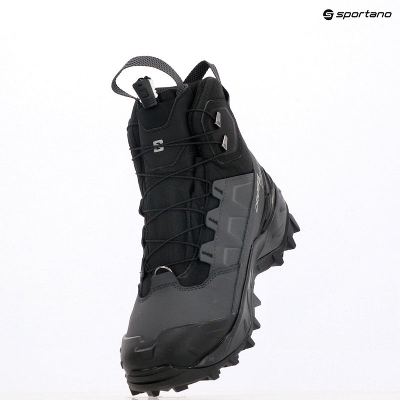 Herren-Trekking-Schuhe Salomon Crosstrak Powder WP asphalt/schwarz/sharkskin 11