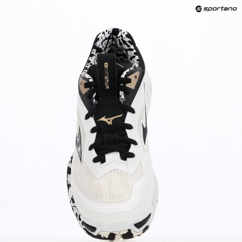 Handballschuhe Mizuno Wave Stealth 6 white/black/ge gold 15