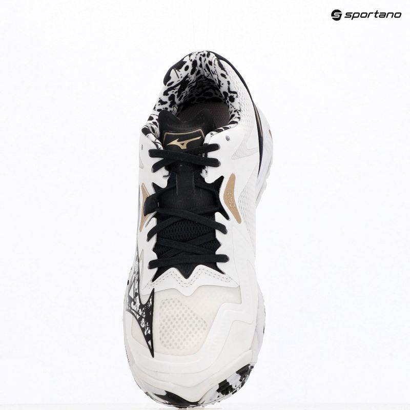 Volleyballschuhe Mizuno Wave Lightning Z8 white/black/ge gold 15
