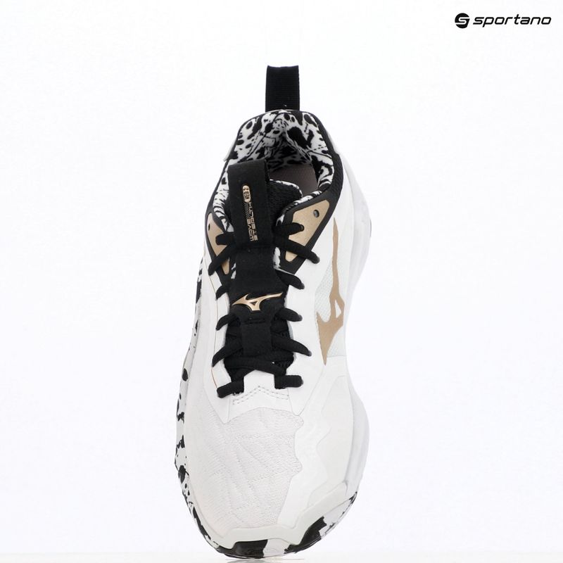 Handballschuhe Mizuno Wave Stealth Neo 2 white/black/ge gold 15