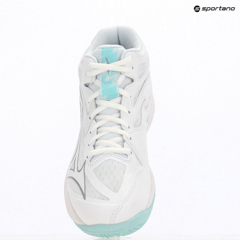 Damen-Volleyballschuhe Mizuno Thunder Blade Z Mid white/blue tint 15