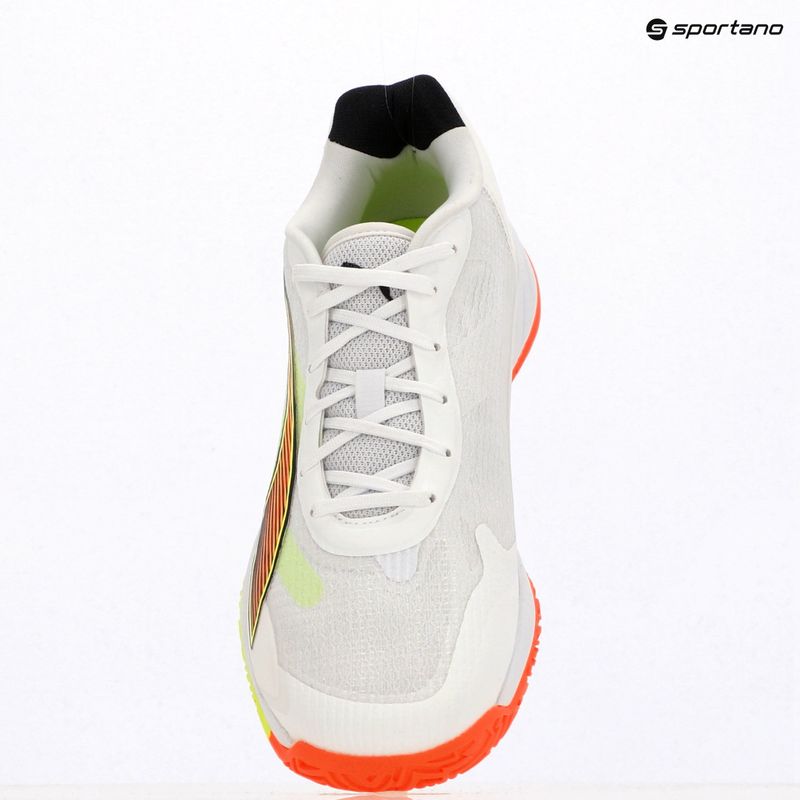 Handballschuhe PUMA Accelerate Turbo 4 Game On puma white/glowing red/ultra blue 16