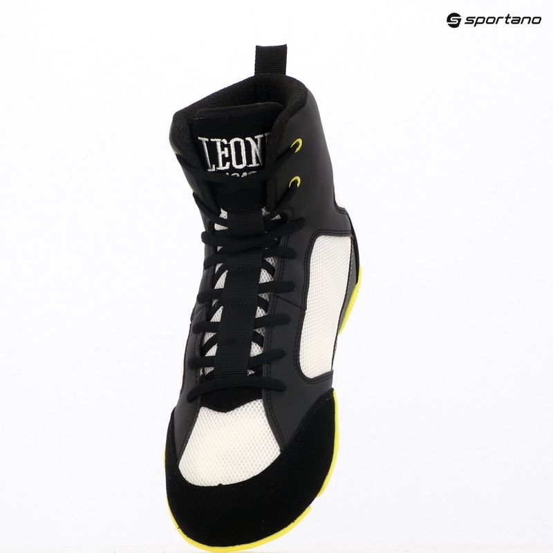 Boxschuhe LEONE 1947 Premium Boxing black/lime/black/lime 16