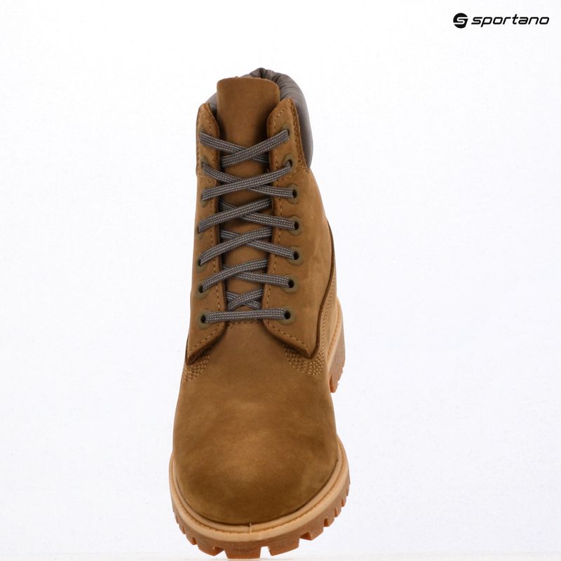 Herrenschuhe Timberland Premium 6 Inch Lace Up Waterproof olive nubuck/dark brown 18