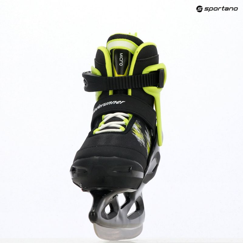 Kinderschlittschuhe Bladerunner Micro Ice black/lime 18