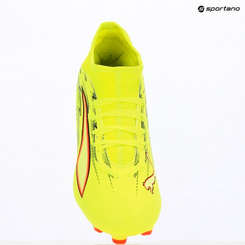 Fußballschuhe PUMA Ultra 6 Play+ FG/AG yellow alert/puma black/glowing red/lime squeeze 9