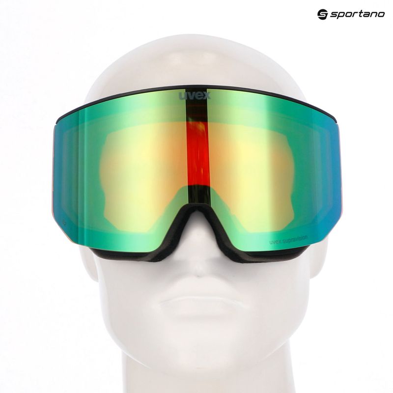 Skibrille Uvex Lace Attract FM black matt/mirror opal 13